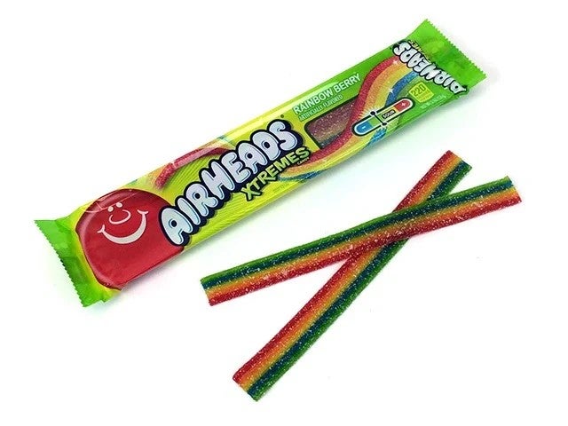 Airheads Extremes: Rainbow Berry Sour Belts